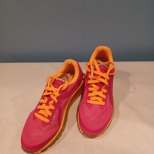 Pre-owned Nike Air Max 2014  Sneakers Size 6.5YPink/ Mango/Green (GS)